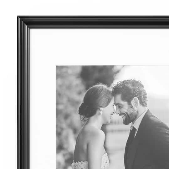 Kate and Laurel 11" x 14" Adlynn Photo Frame 8" x 10" with Mat